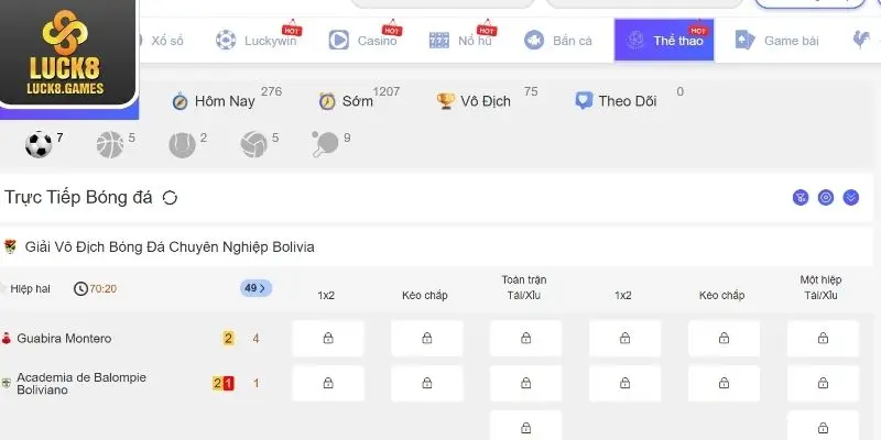 Khám phá về sảnh thể thao tại hệ thống cá cược